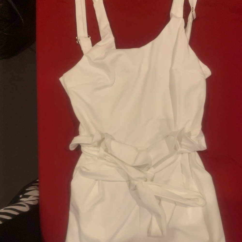 White romper never worn